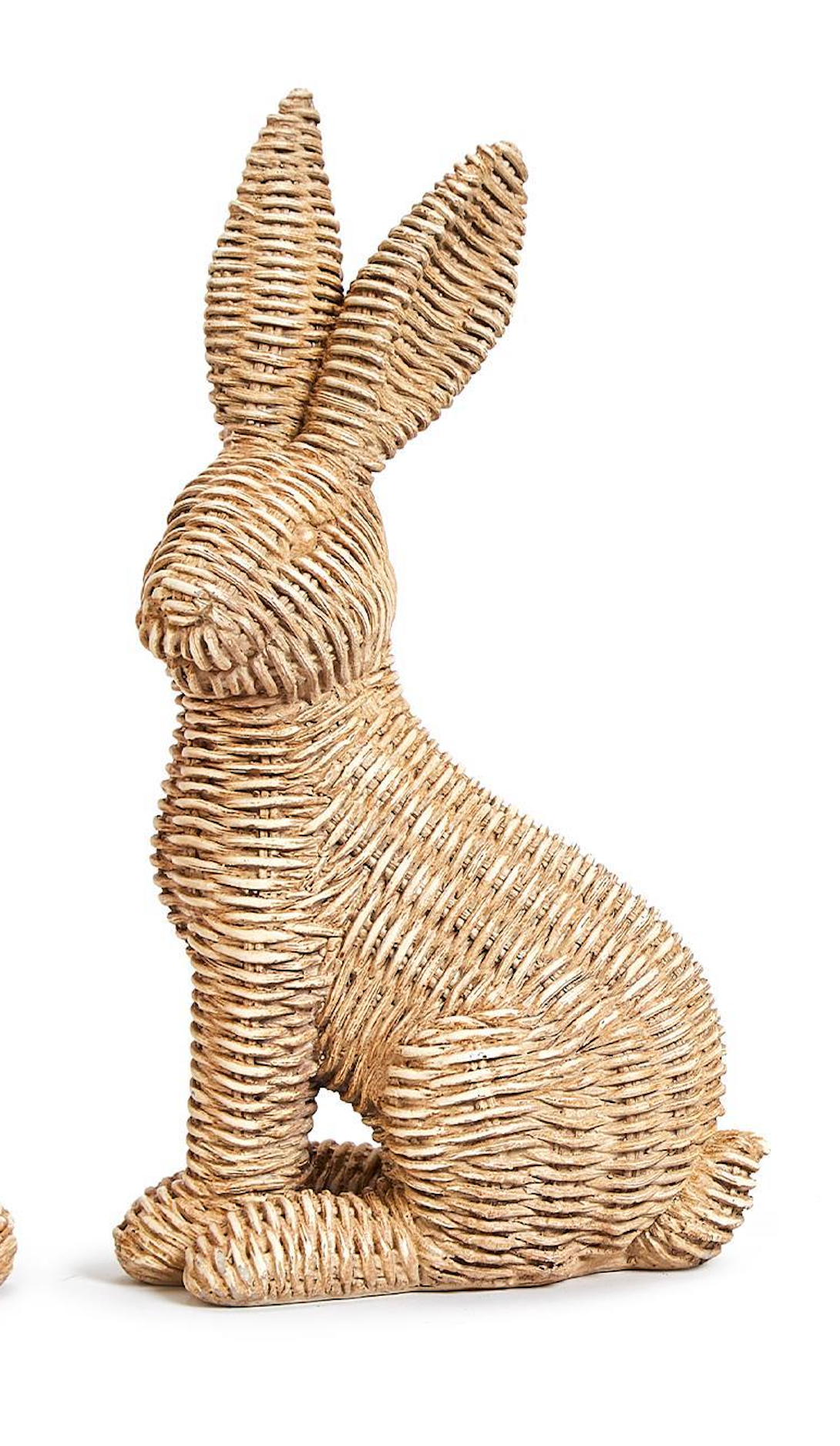 Rattan Weave Decorative Bunny