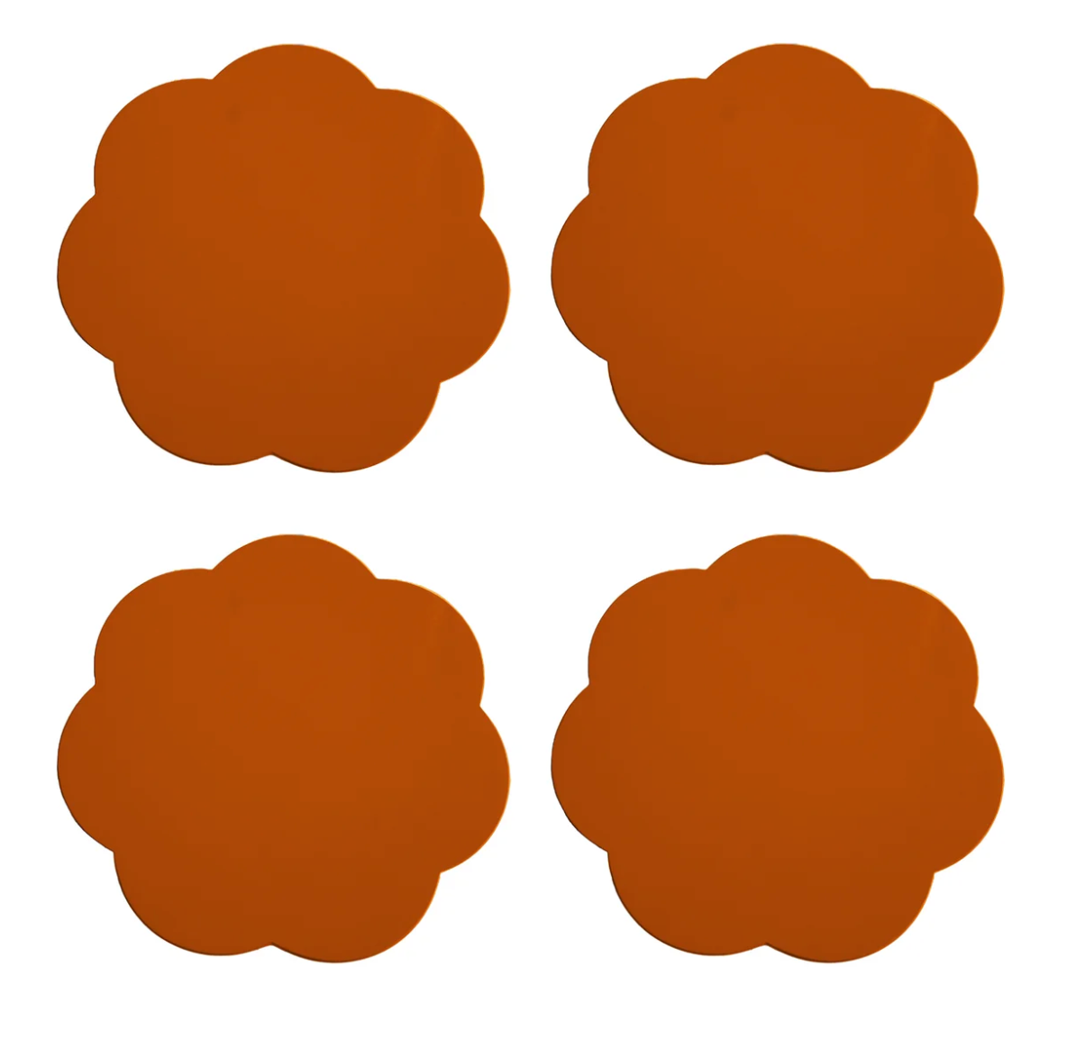 Scalloped Coasters – Set of 4