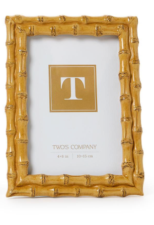 Blonde Faux Bamboo Frame
