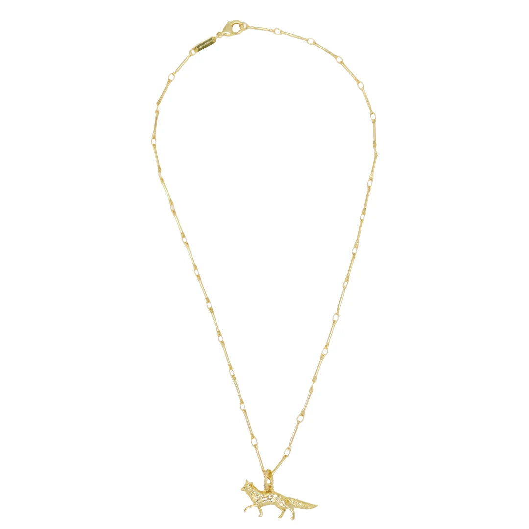 Fox Pendant Necklace
