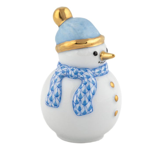 Blue Mini Snowman