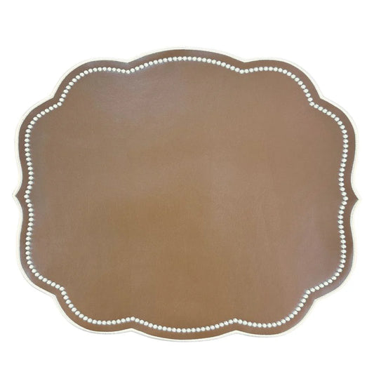 Charlotte Placemat Light Cocoa Leather s/4