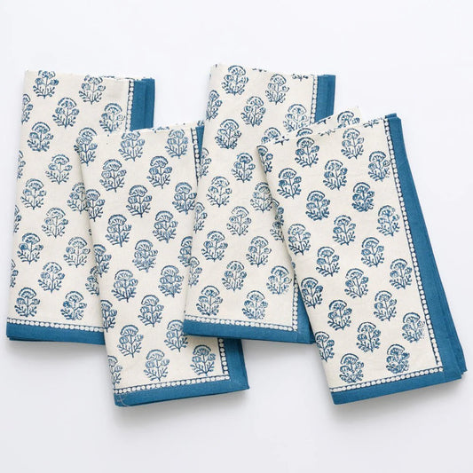 Anika Blue Napkin S/4