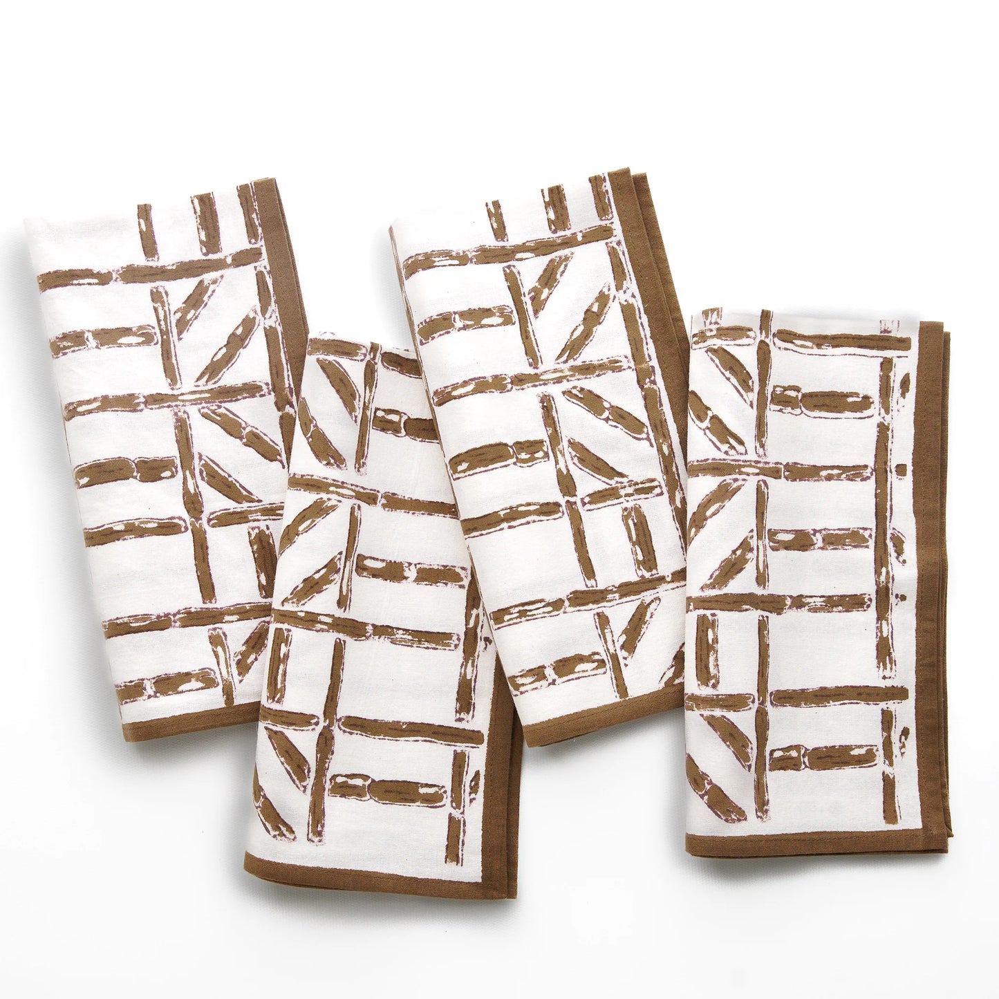Brown Bamboo Napkin S/4