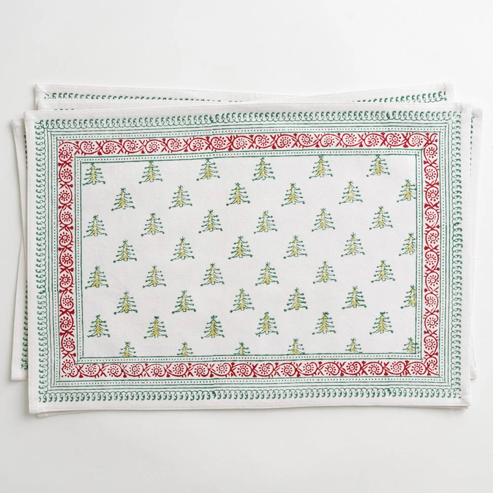 Christmas Tree Placemat S/4
