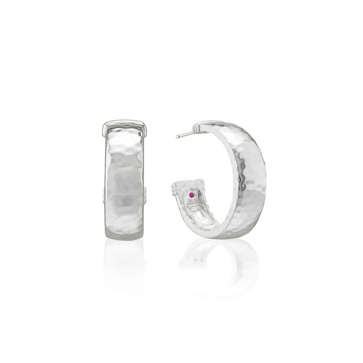 Cleopatra Classic Small Hoop Earrings - Silver