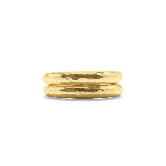 Gold Cleopatra Slice Ring Set