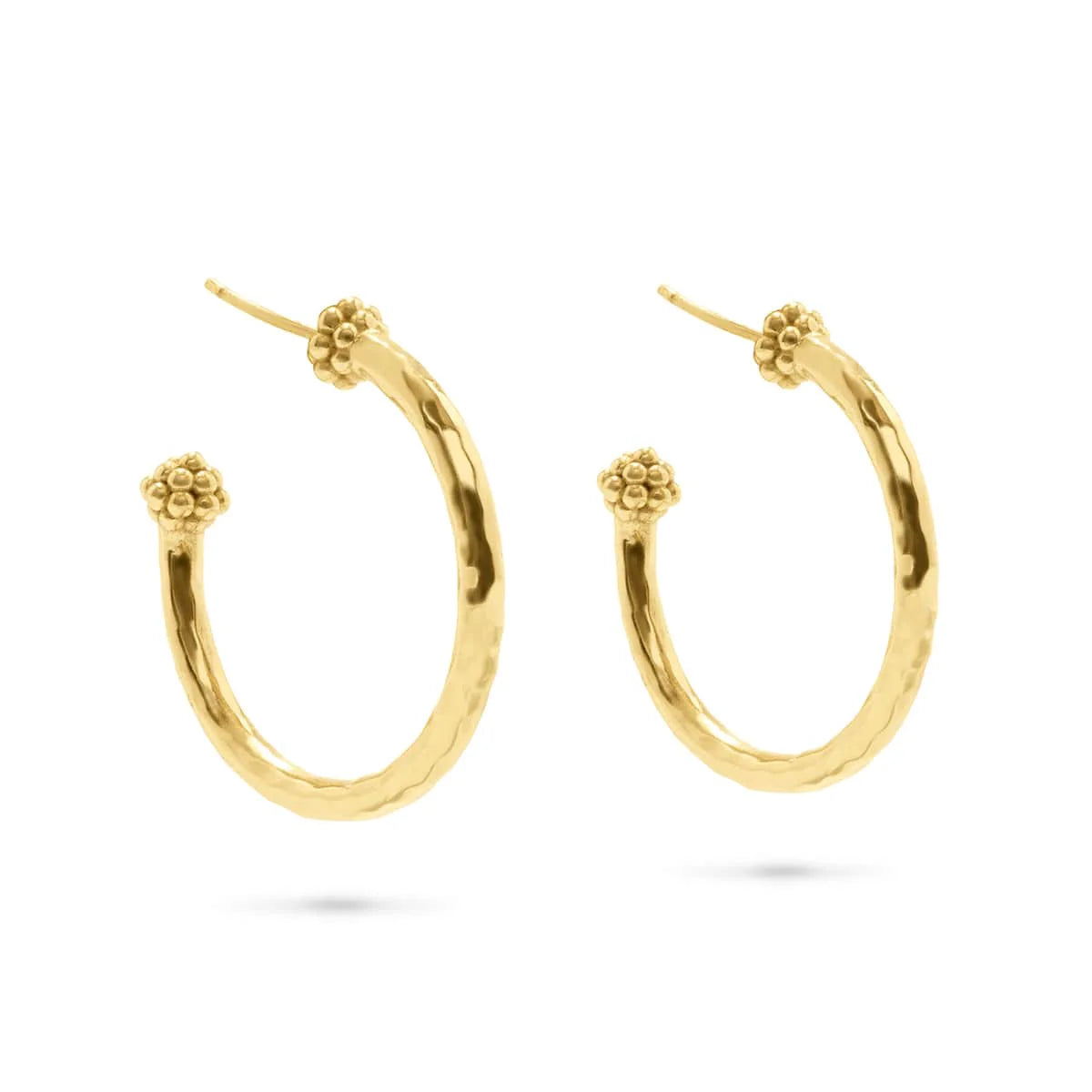 Berry Slice Medium Hoop Earrings
