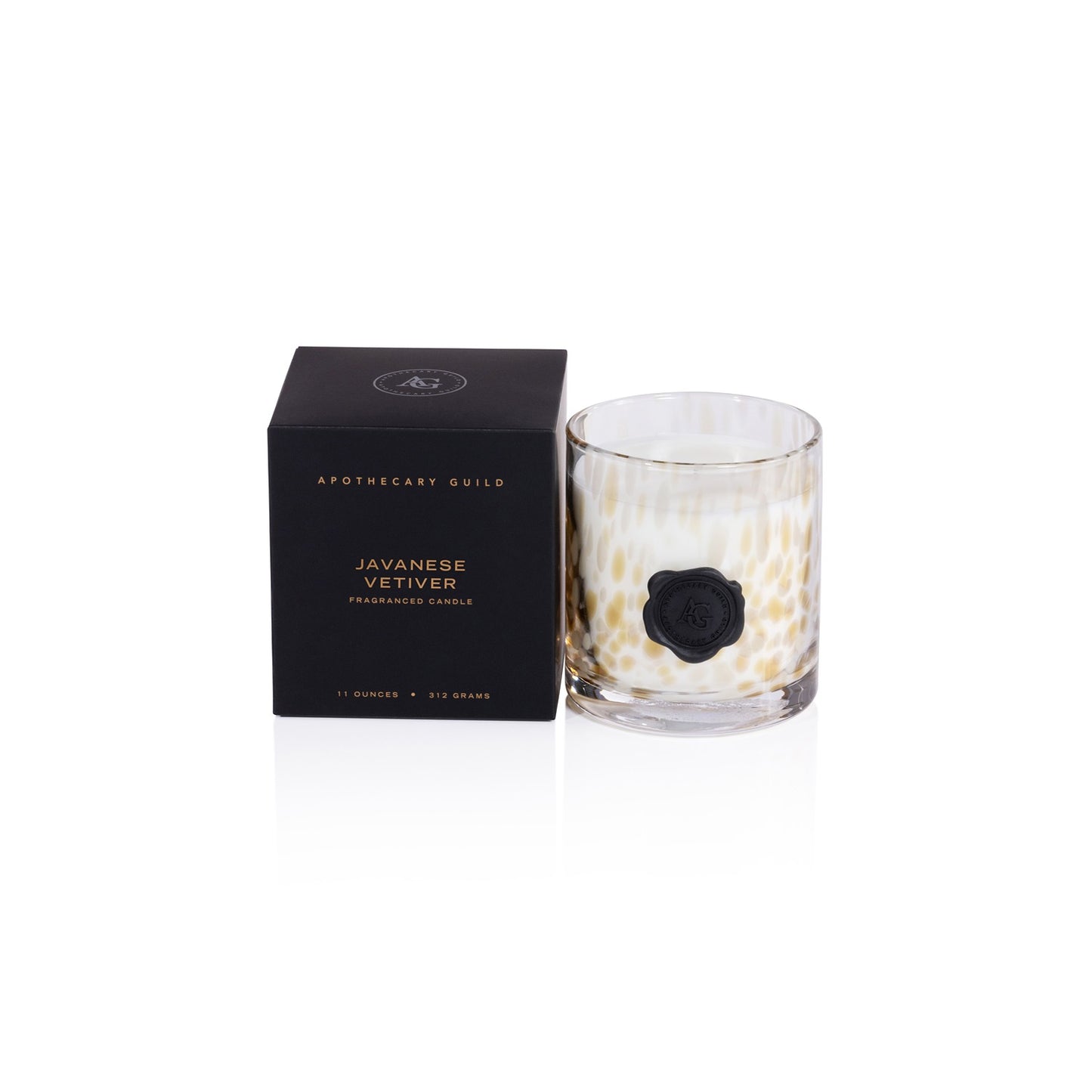 AG Opal Glass Javanese Vetiver Candle in Gift Box