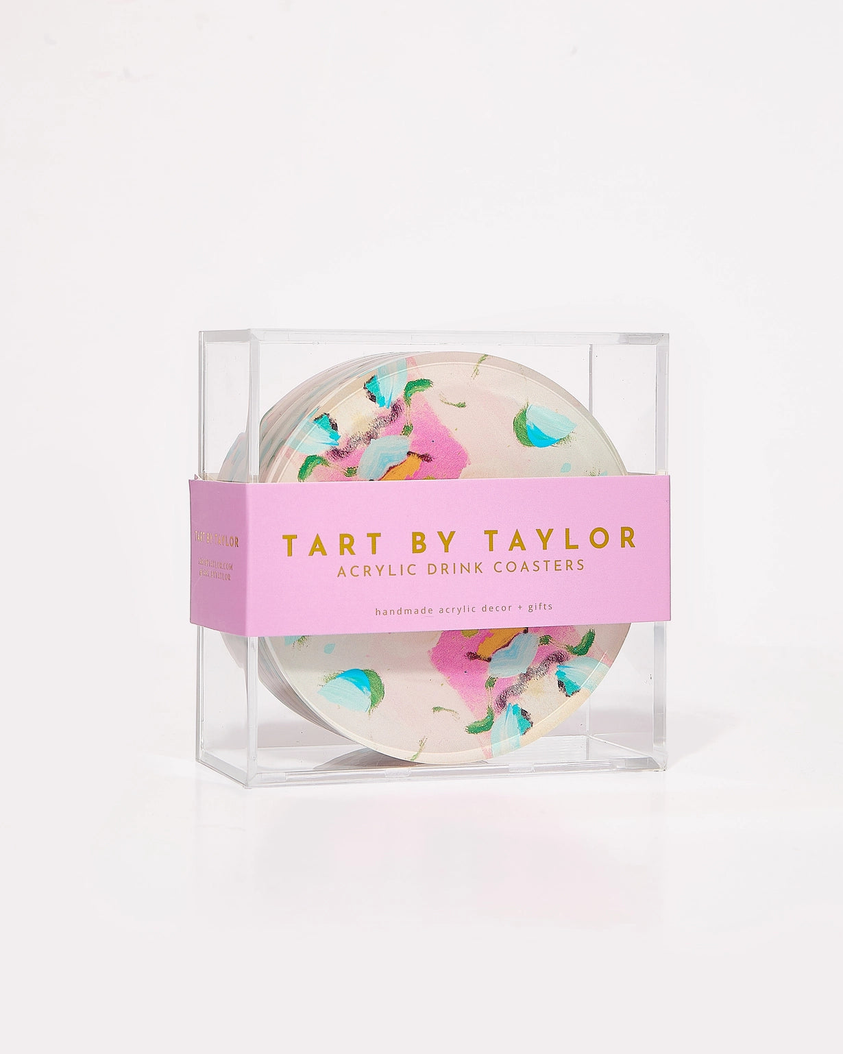 Garden Pink Coaster Set of 4