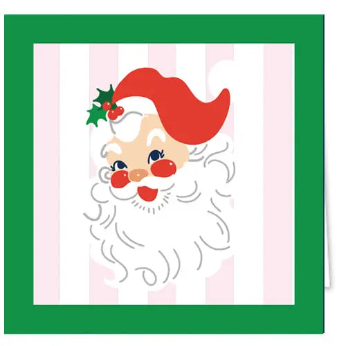Santa Striped Enclosure Cards