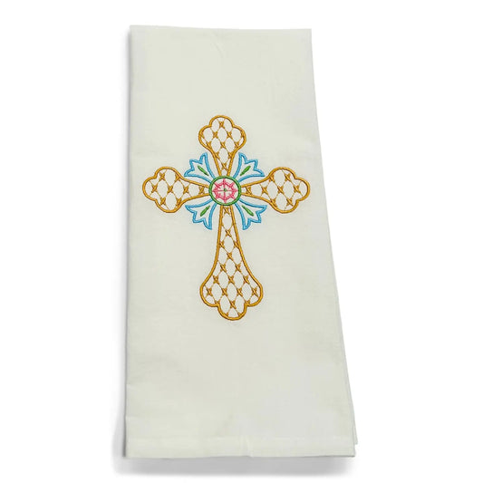 Fishtail Cross Tea Towel