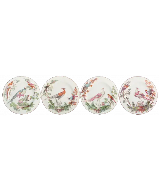 Chelsea Bird Dessert Plate s/4
