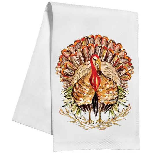 Fall Turkey Tea Towel
