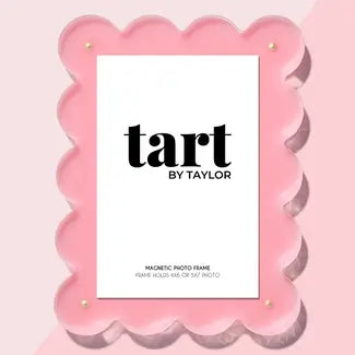 Light Pink Scallop Acrylic Picture Frame