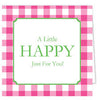 Pink Gingham Gift Enclosure Cards