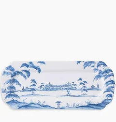 Country Estate Delft Blue Hostess Tray