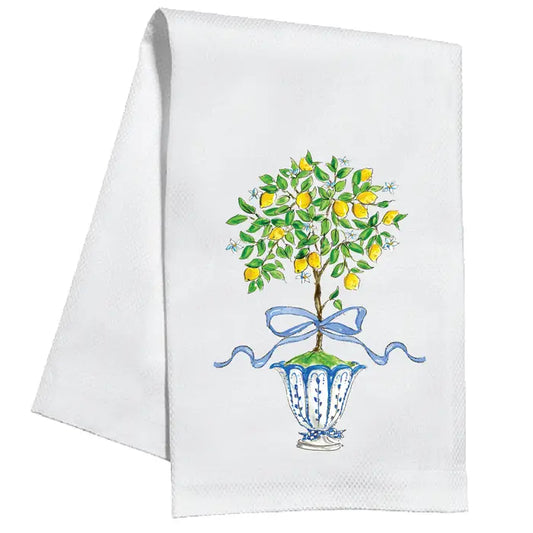 Lemon Topiary Tea Towel