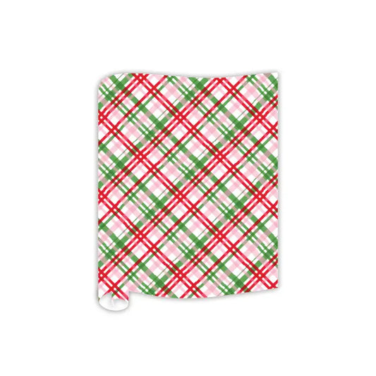 Red Pink and Green Plain Table Runner