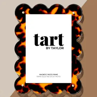 Tortoise Scallop Acrylic Picture Frame