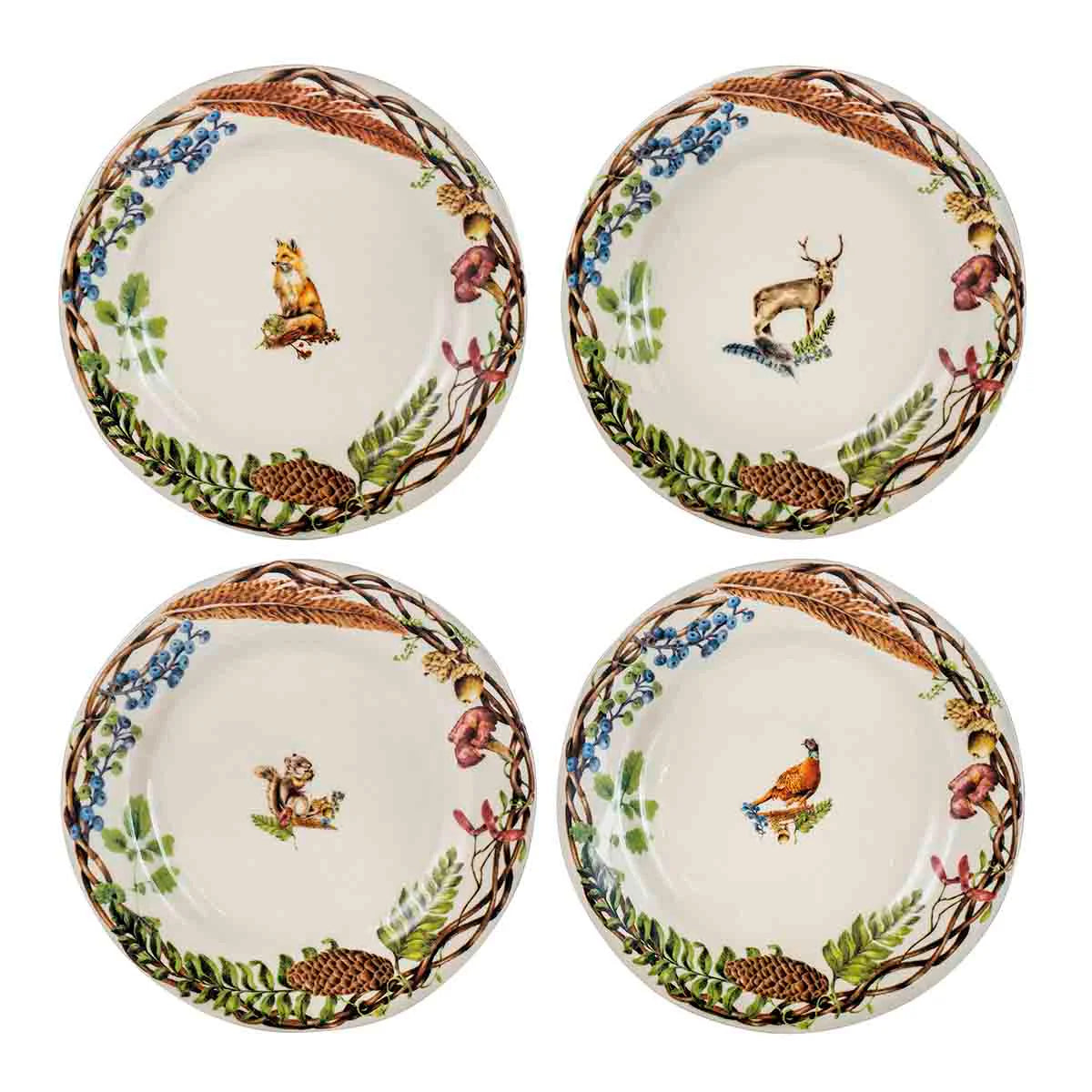 FW Animal Plates s/4