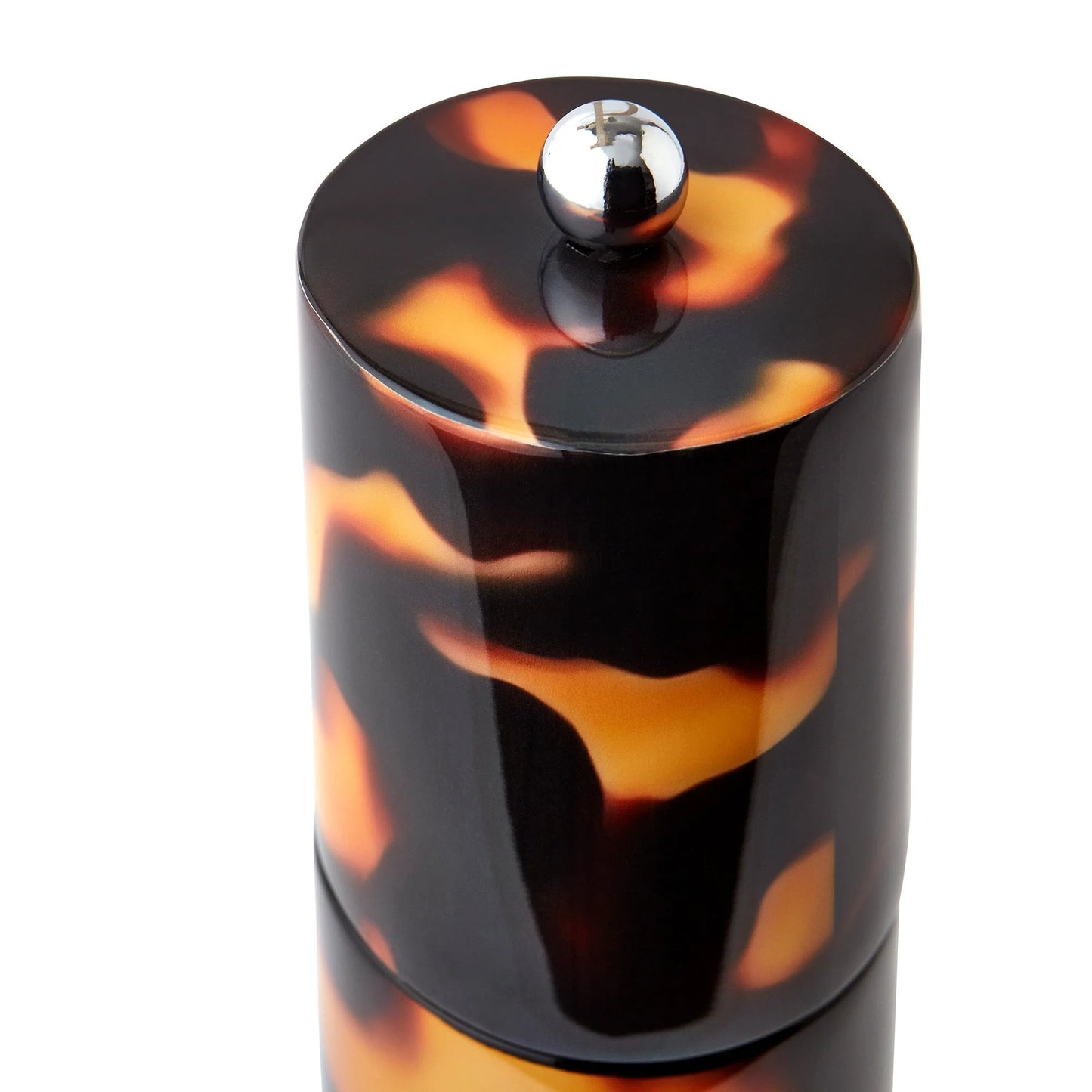 Faux Tortoiseshell Round S&P Mill