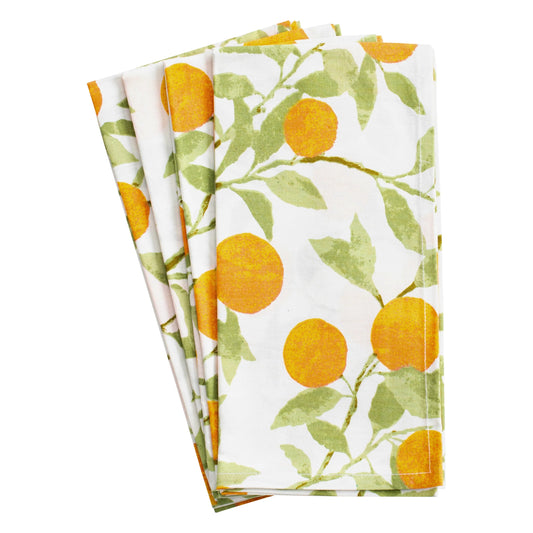 Orange Grove Napkin-Set Of 4
