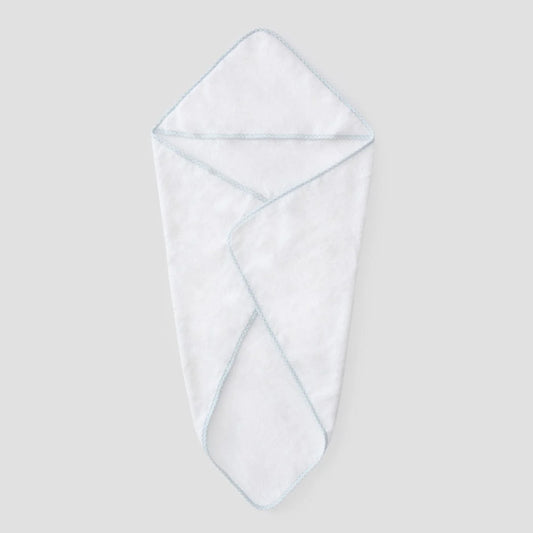 Baby Towel Light Blue Gingham