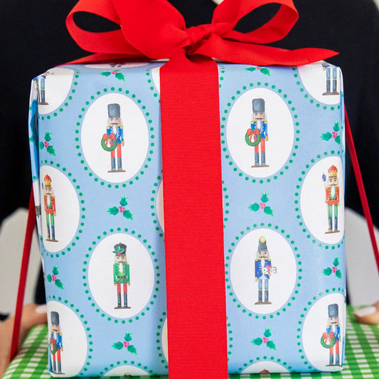 Nutcracker Plaque Wrapping Paper