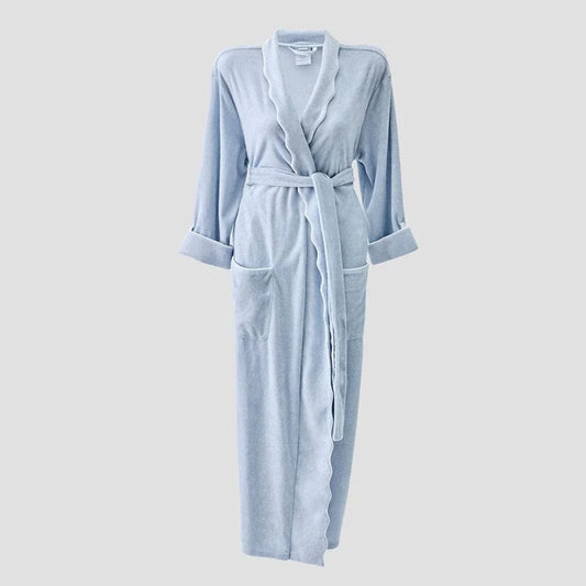 Weezie Long Lightweight Scalloped Robe