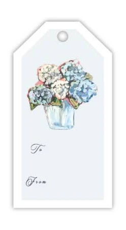 Blue Hydrangea Gift Tags