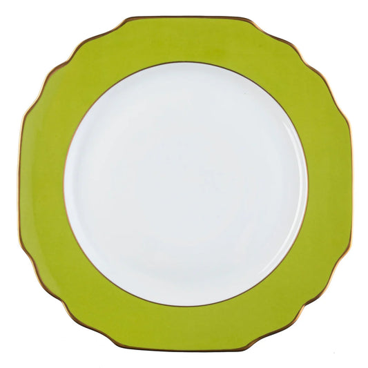 Georgian Apple Green/Gold Salad Plate