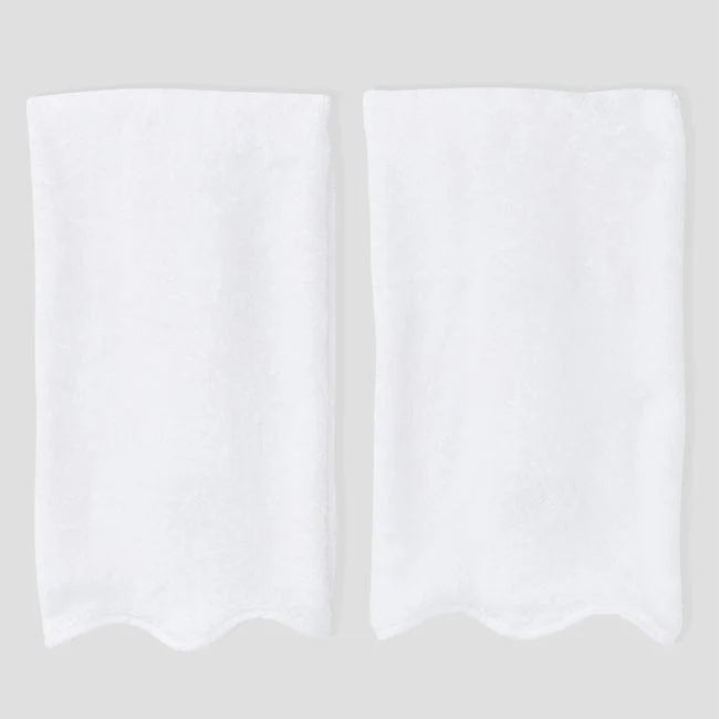Scallop Hand Towels (pair)