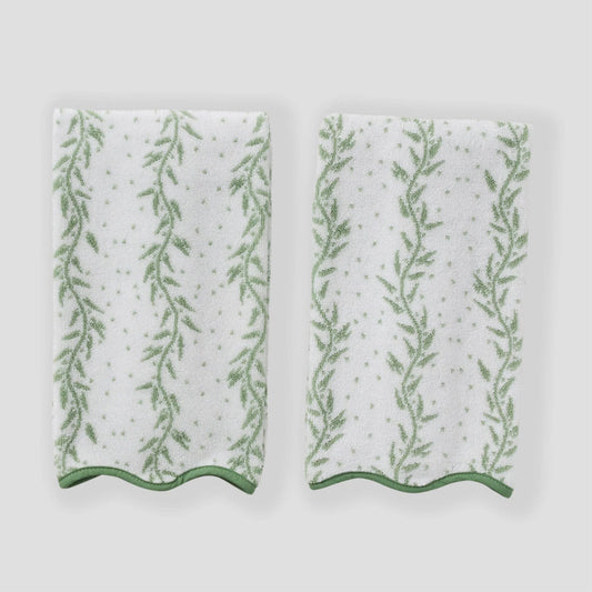 Willow Pattern Hand Towel Pair