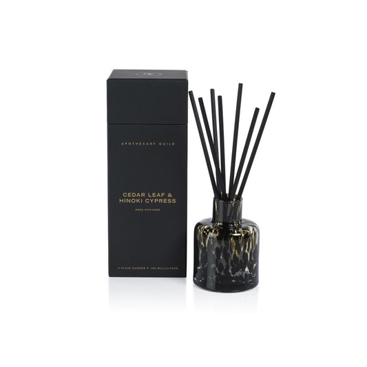 Cedar Le Opal Glass Reed Diffuser in Gift Box