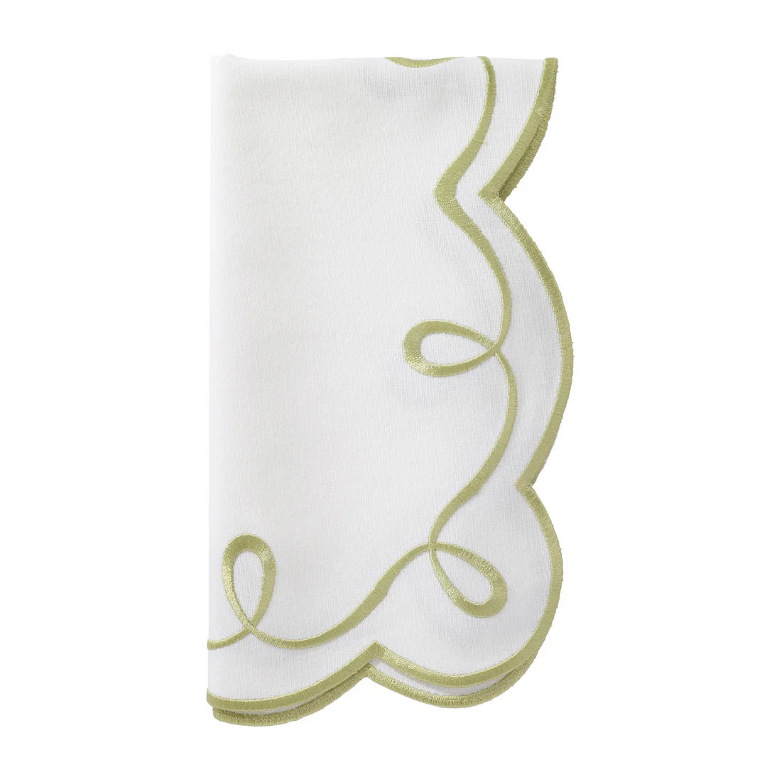 Ribbon Twirl Willow 21" Napkin s/4