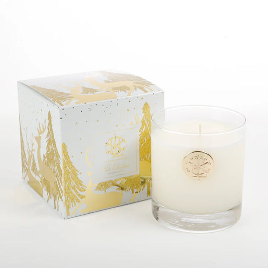 White Christmas 8 oz Candle