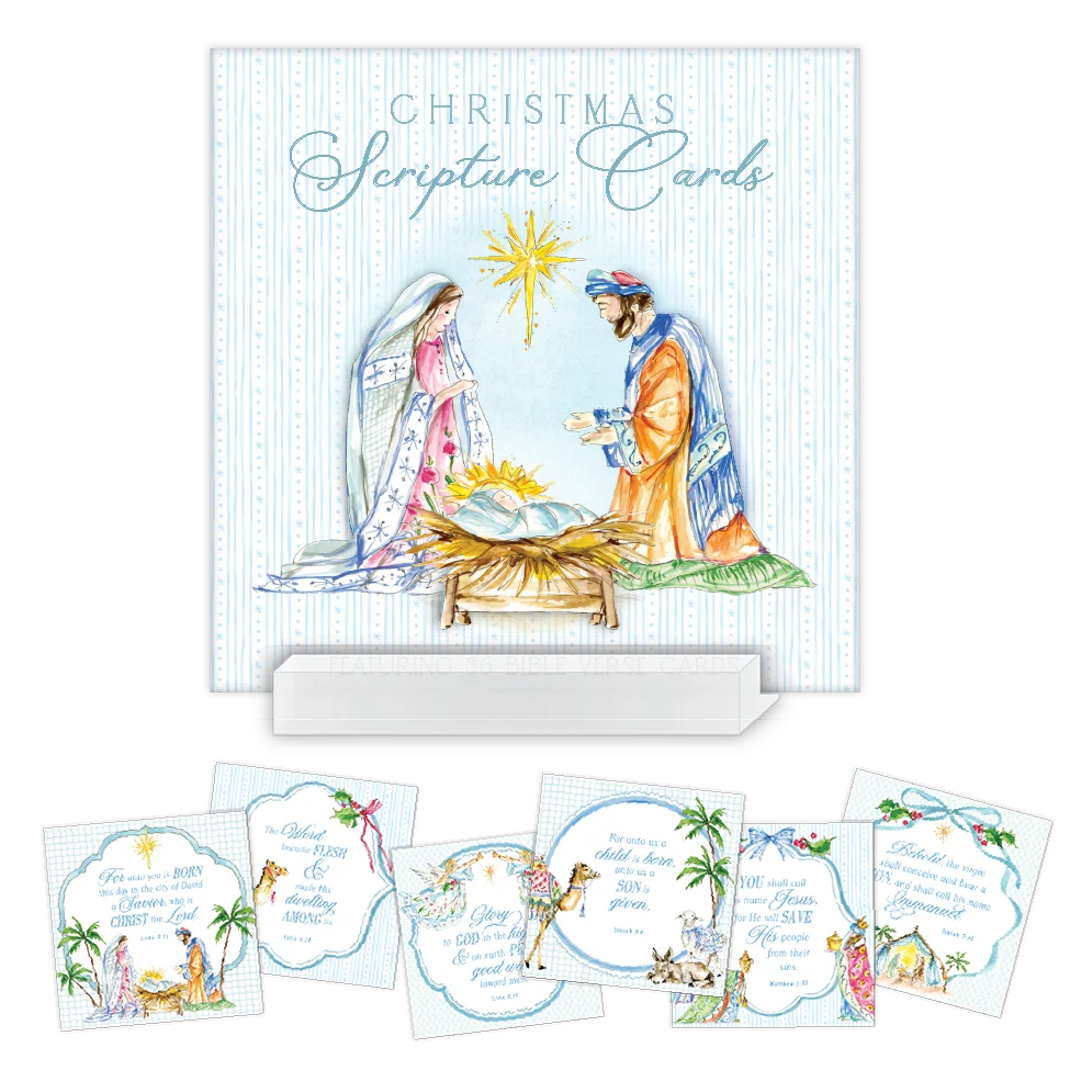 Christmas Nativity Scripture Card Set
