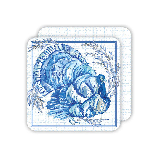 Blue Chinoiserie Turkey Coasters