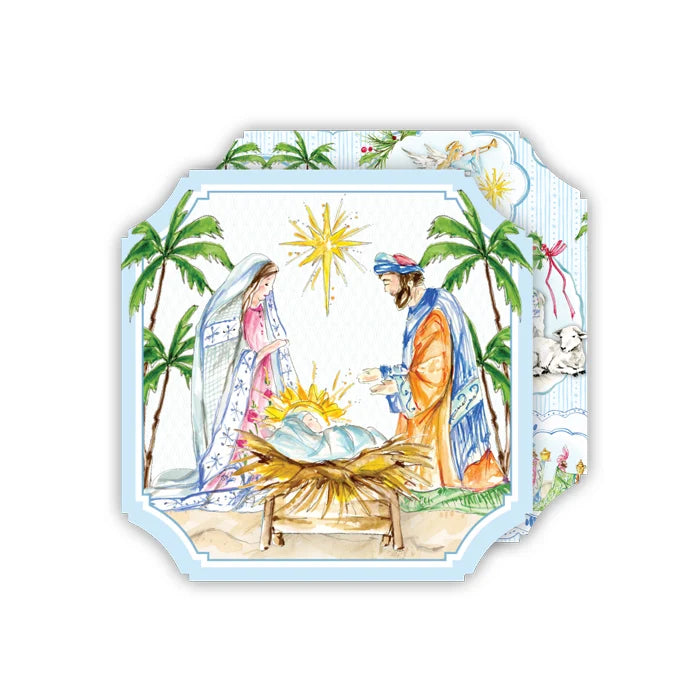 Nativity Die-Cut Coasters