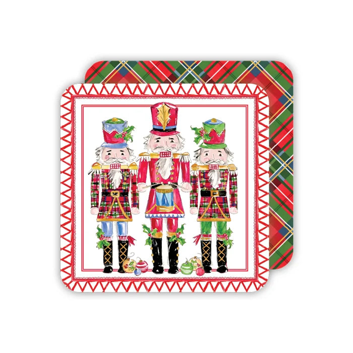 Nutcracker Trio Die-Cut Coasters