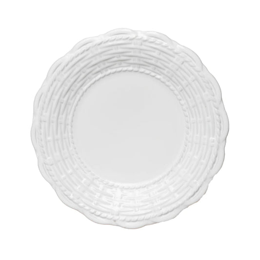 White Basket Jubilee Salad Plate