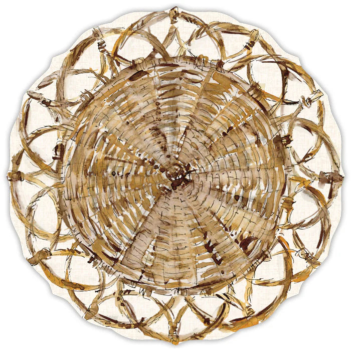 Round Woven Rattan Placemats