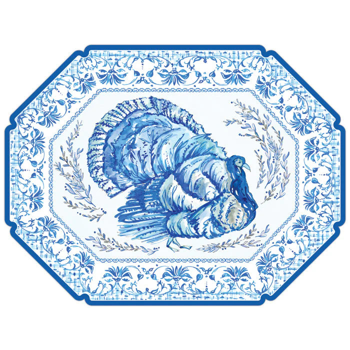 Blue Chinoiserie Turkey Placemats