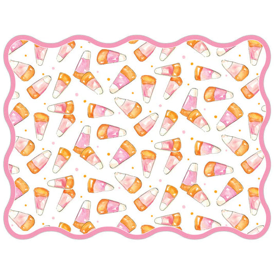 Pink Candy Corn Placemat