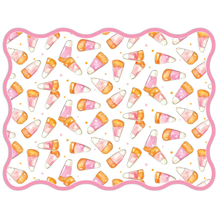 Pink Candy Corn Placemat