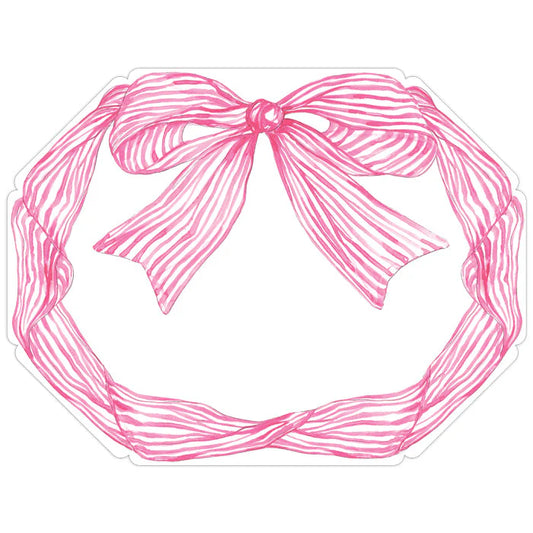 Striped Bow Placemats
