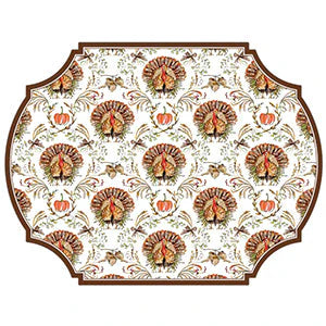 Festive Turkey Paper Placemats