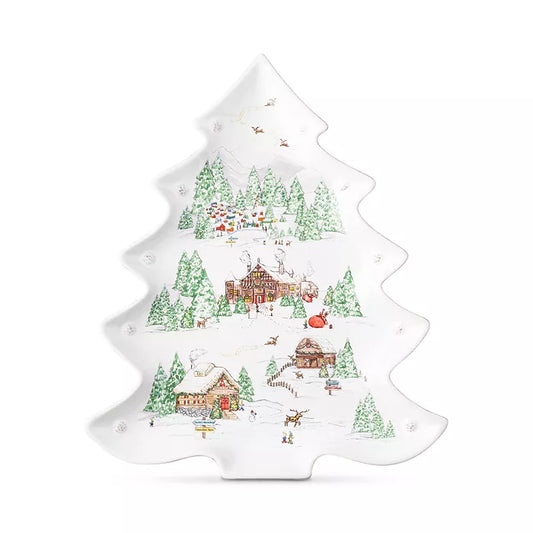 Berry & Thread North Pole Tree Platter