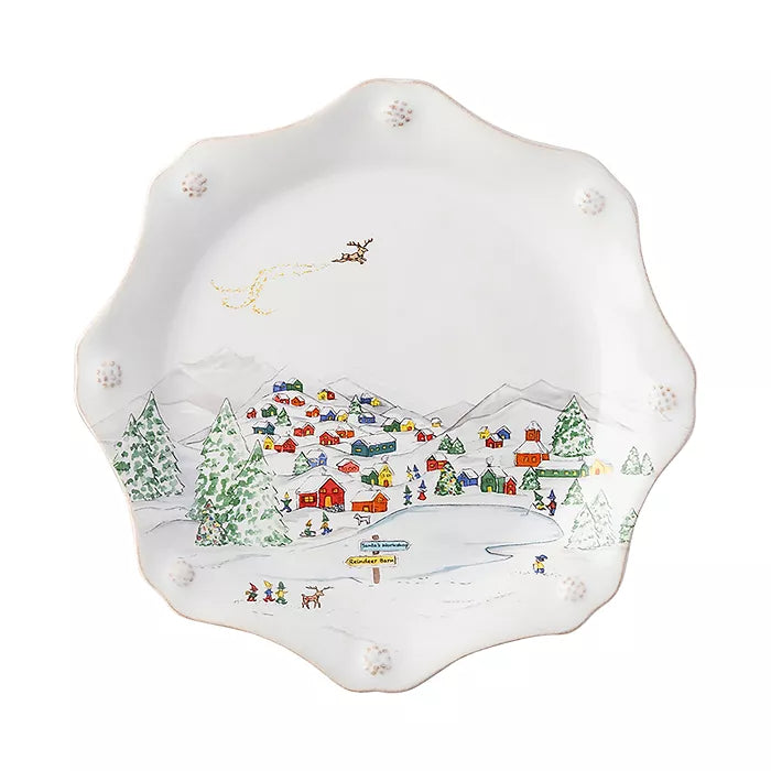 Berry & Thread North Pole Dessert/Salad Plate